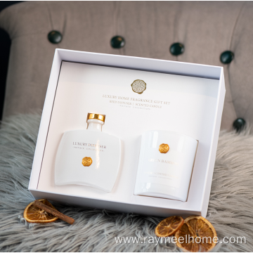 Luxury wedding favors candle diffuser and candle set